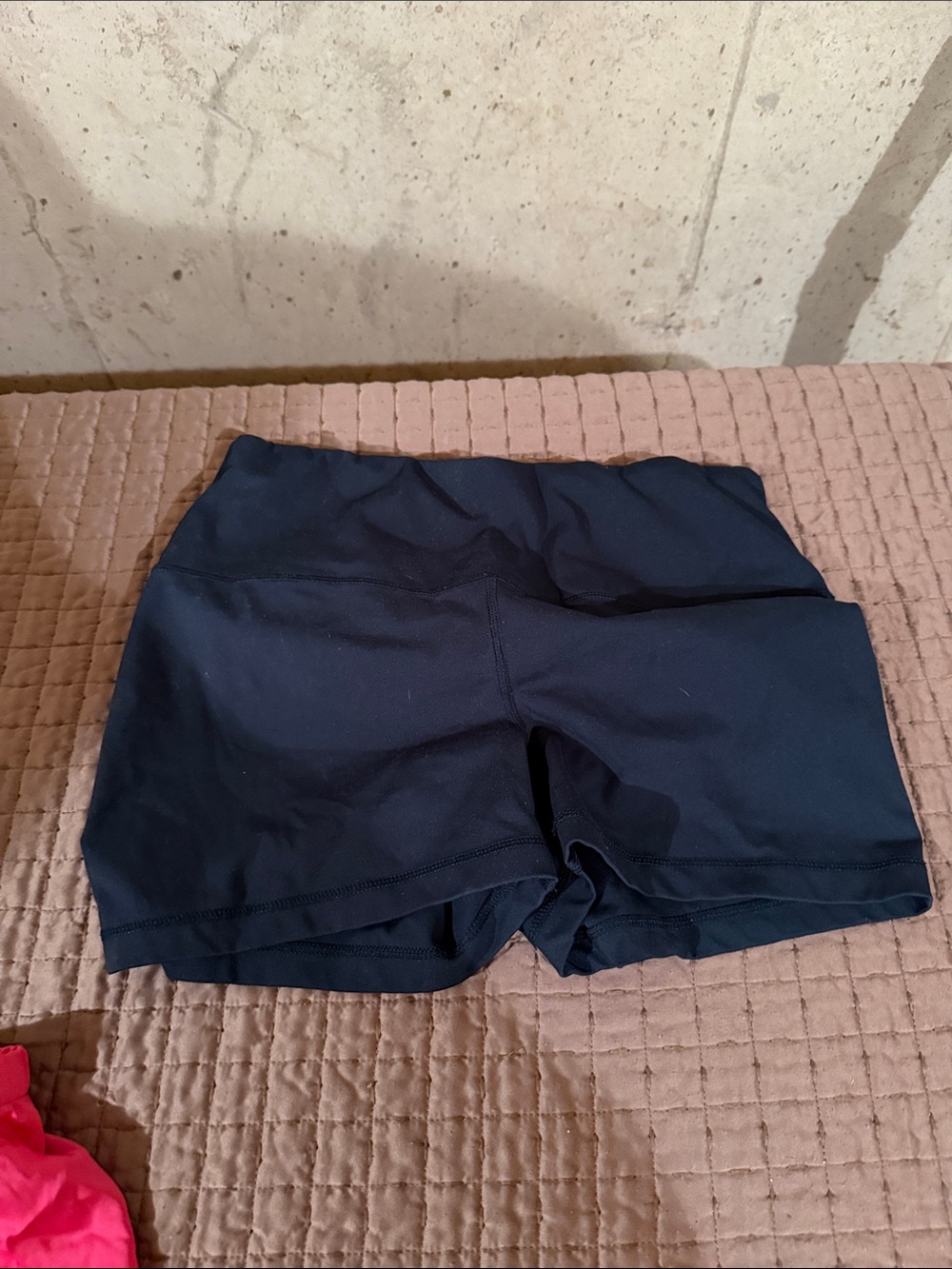 Women's High-Rise Black Athletic Shorts